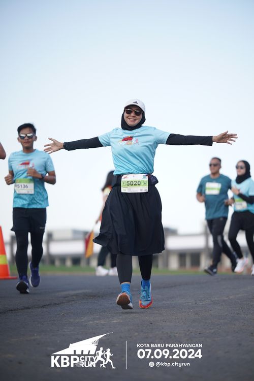 Race photo from KBP City Run 2024
