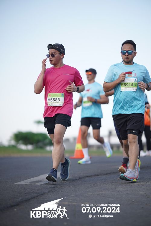 Race photo from KBP City Run 2024