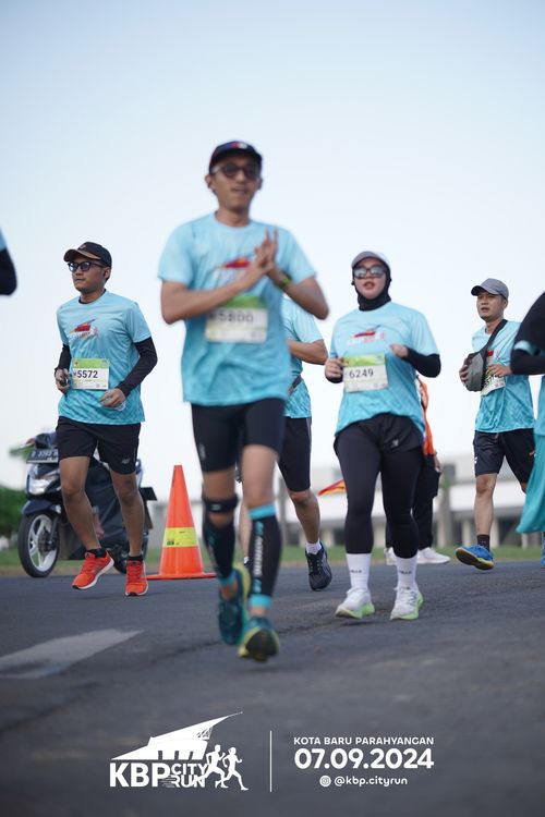 Race photo from KBP City Run 2024