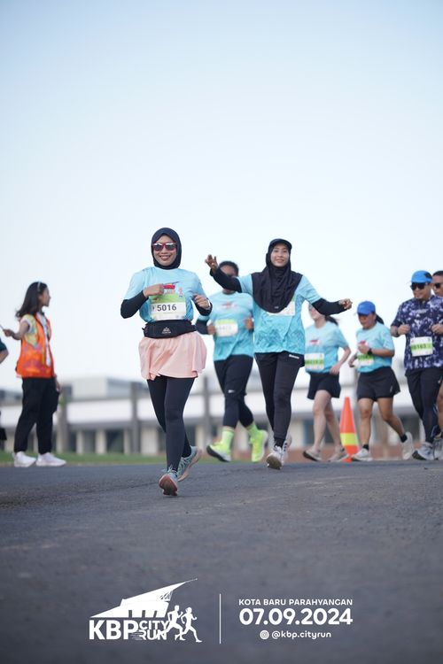 Race photo from KBP City Run 2024