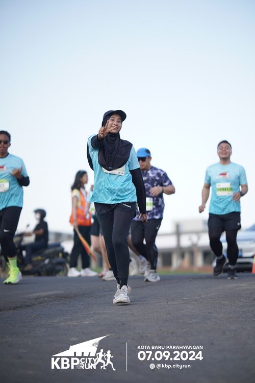 Race photo from KBP City Run 2024