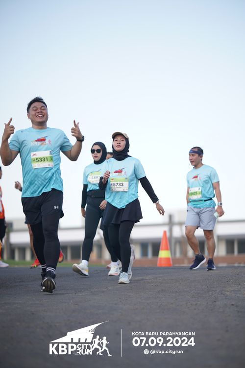 Race photo from KBP City Run 2024