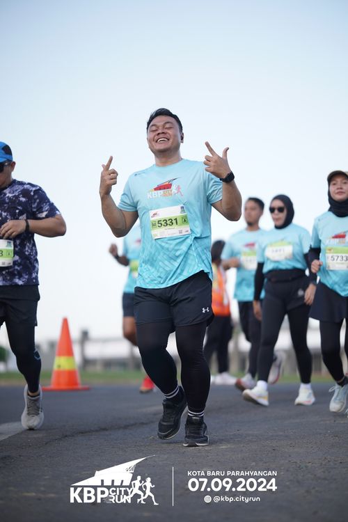 Race photo from KBP City Run 2024
