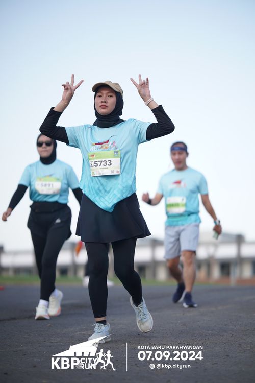 Race photo from KBP City Run 2024
