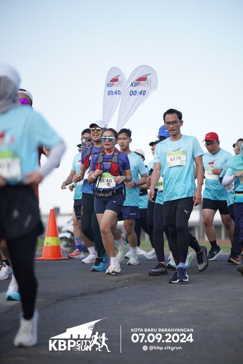 Race photo from KBP City Run 2024