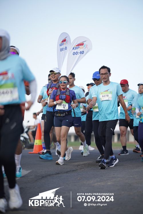 Race photo from KBP City Run 2024