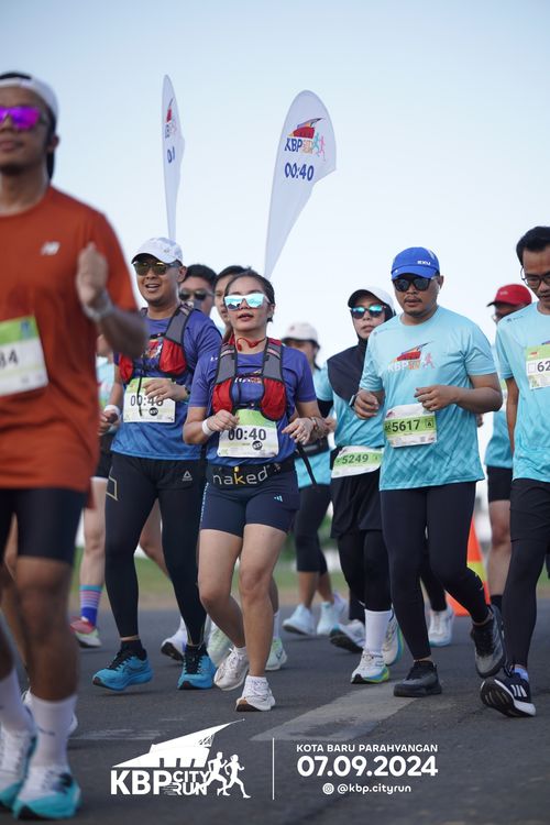 Race photo from KBP City Run 2024