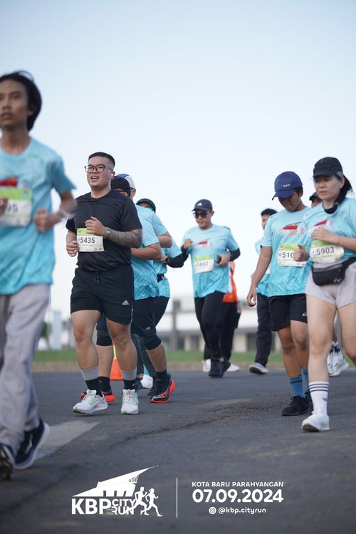 Race photo from KBP City Run 2024