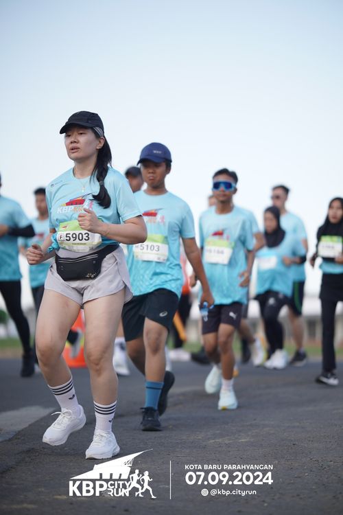Race photo from KBP City Run 2024