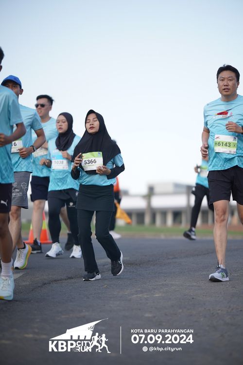 Race photo from KBP City Run 2024