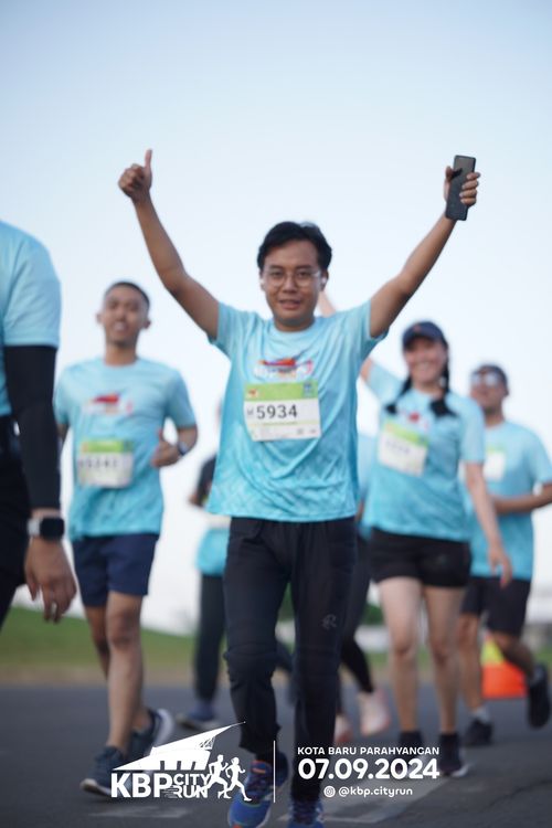 Race photo from KBP City Run 2024