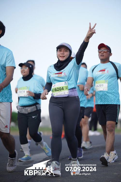 Race photo from KBP City Run 2024