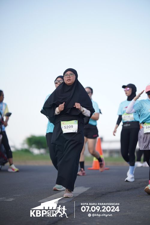 Race photo from KBP City Run 2024