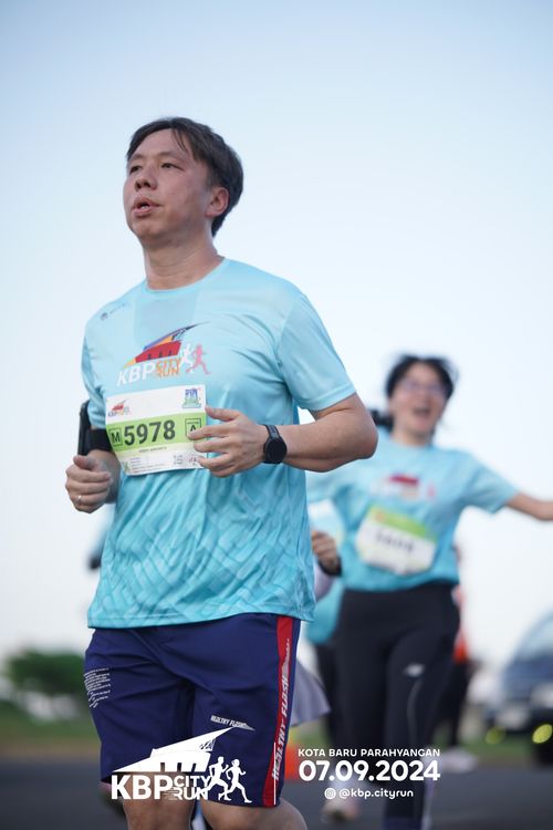 Race photo from KBP City Run 2024