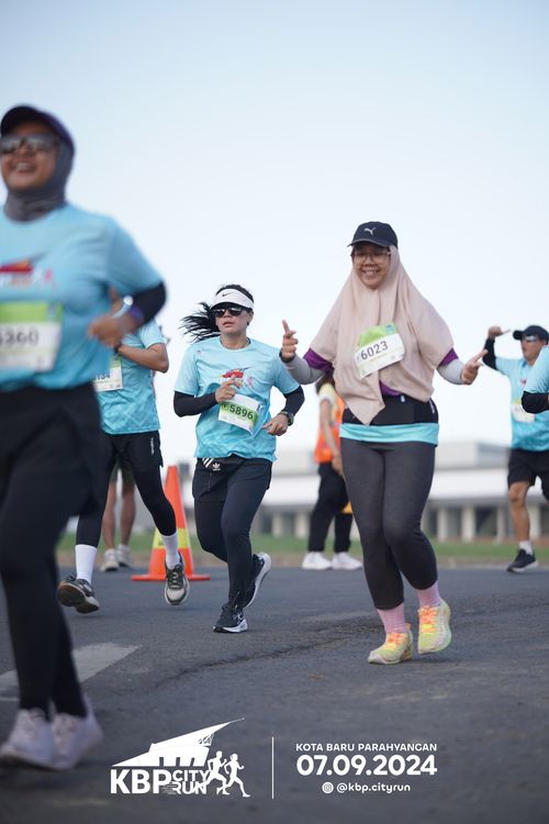 Race photo from KBP City Run 2024