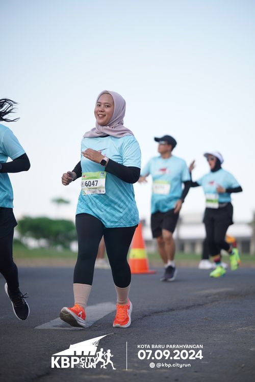 Race photo from KBP City Run 2024
