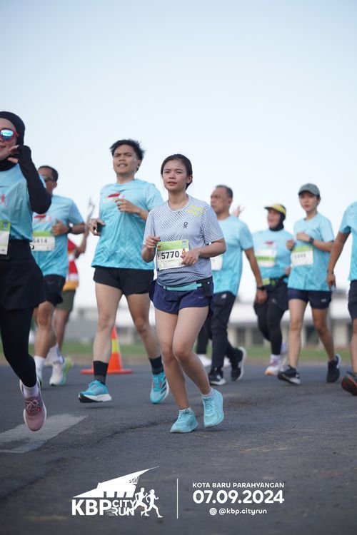 Race photo from KBP City Run 2024