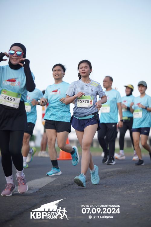 Race photo from KBP City Run 2024