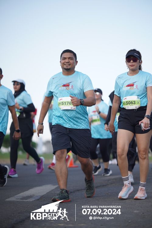 Race photo from KBP City Run 2024