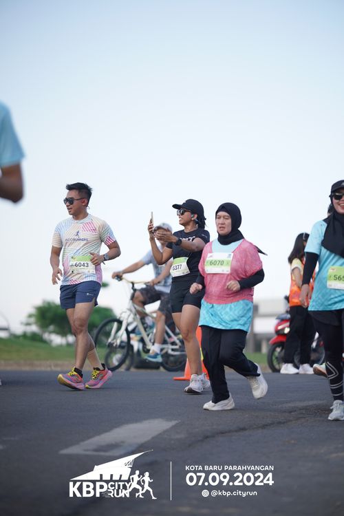 Race photo from KBP City Run 2024