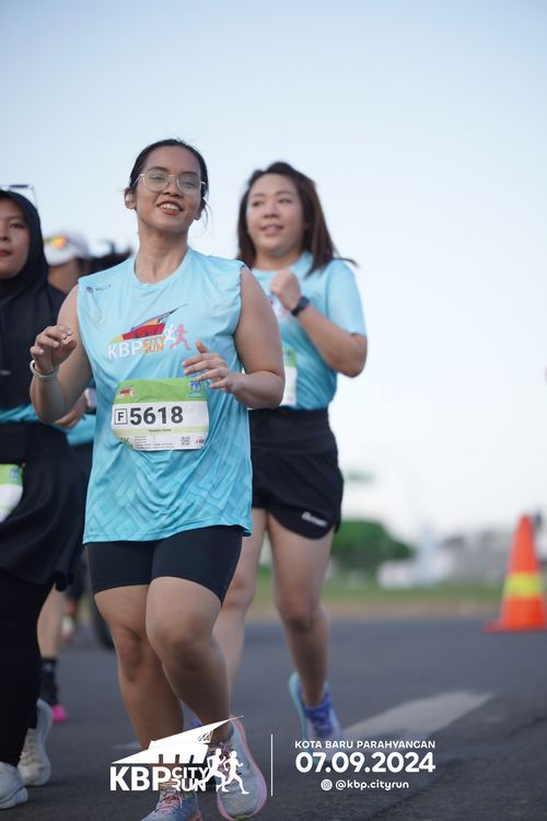 Race photo from KBP City Run 2024