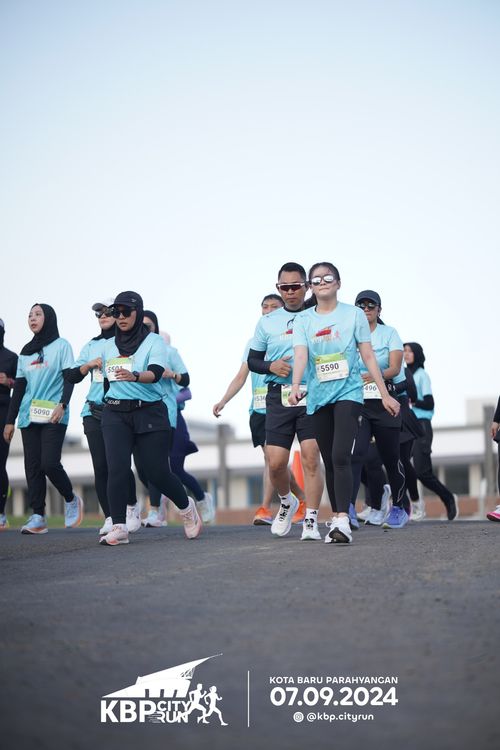 Race photo from KBP City Run 2024