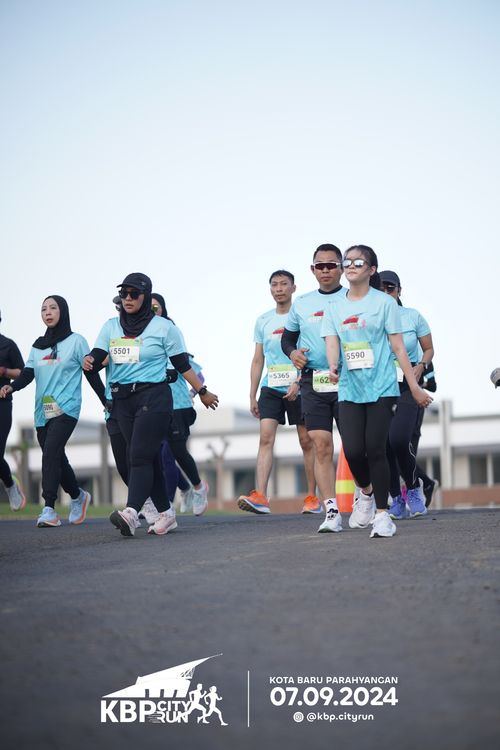 Race photo from KBP City Run 2024