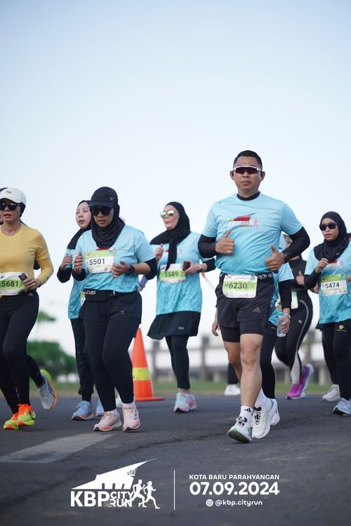 Race photo from KBP City Run 2024