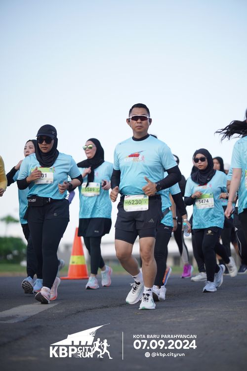 Race photo from KBP City Run 2024