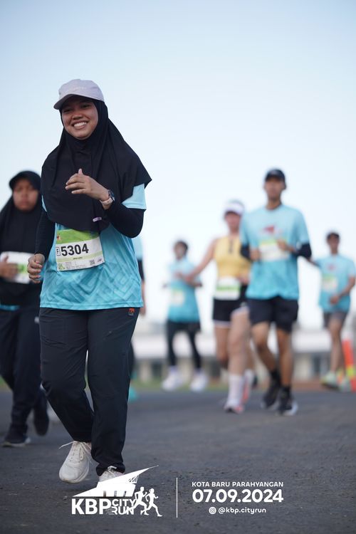 Race photo from KBP City Run 2024
