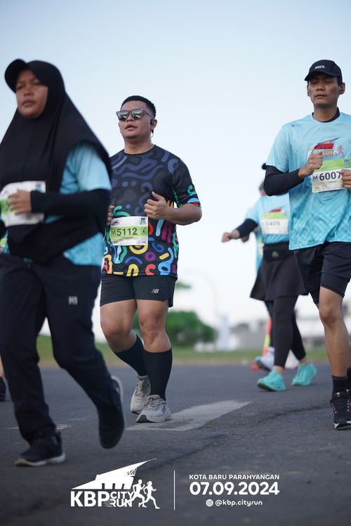 Race photo from KBP City Run 2024