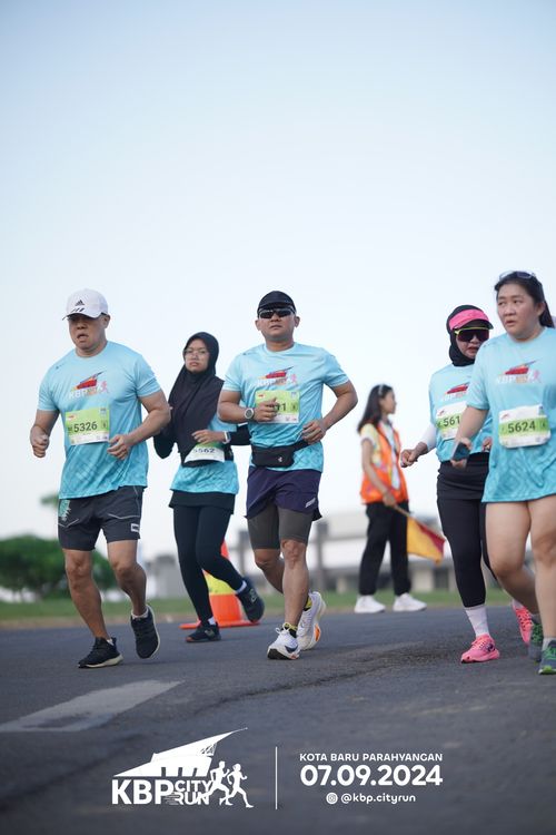 Race photo from KBP City Run 2024