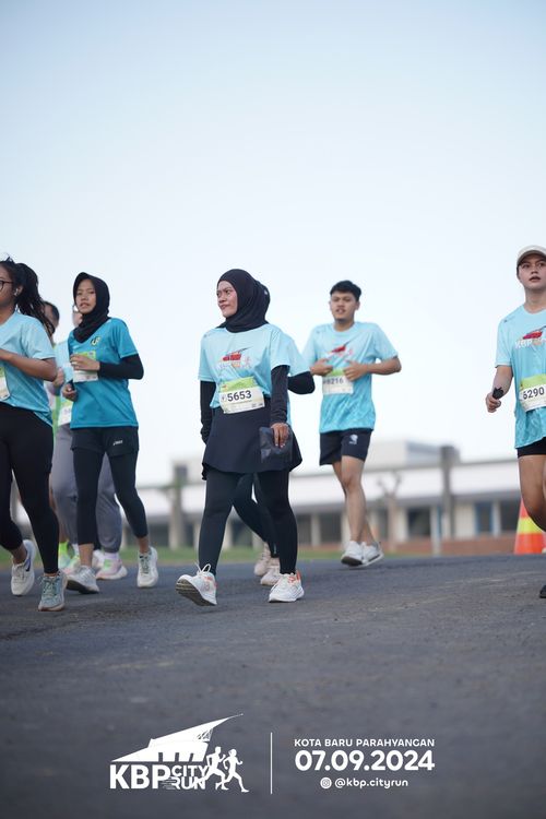 Race photo from KBP City Run 2024