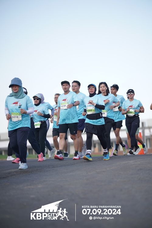 Race photo from KBP City Run 2024