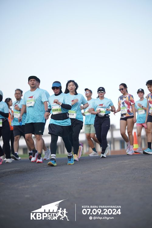 Race photo from KBP City Run 2024