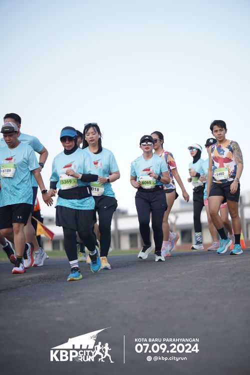 Race photo from KBP City Run 2024