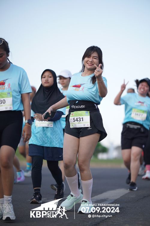 Race photo from KBP City Run 2024
