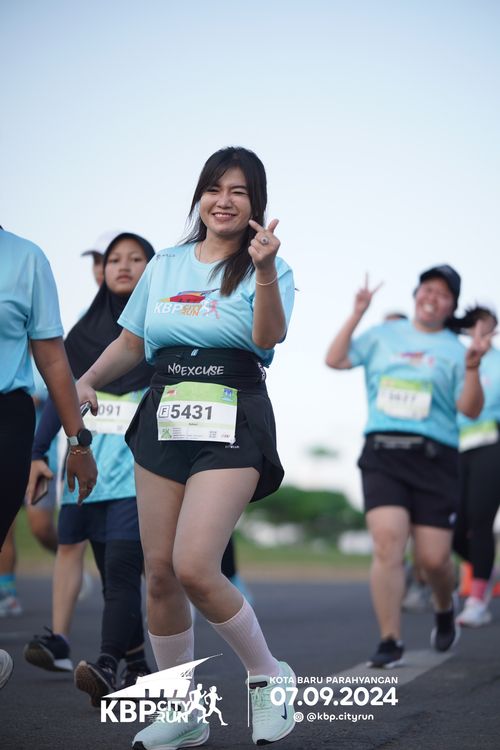 Race photo from KBP City Run 2024