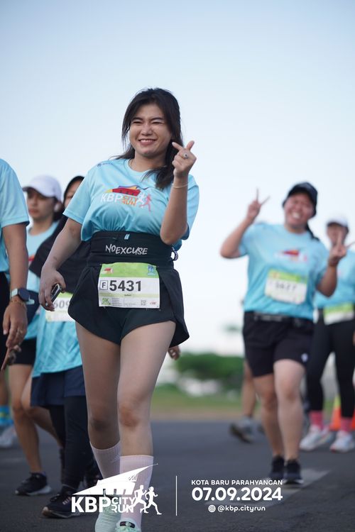 Race photo from KBP City Run 2024