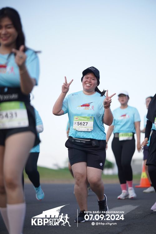 Race photo from KBP City Run 2024