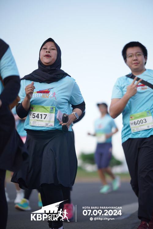 Race photo from KBP City Run 2024