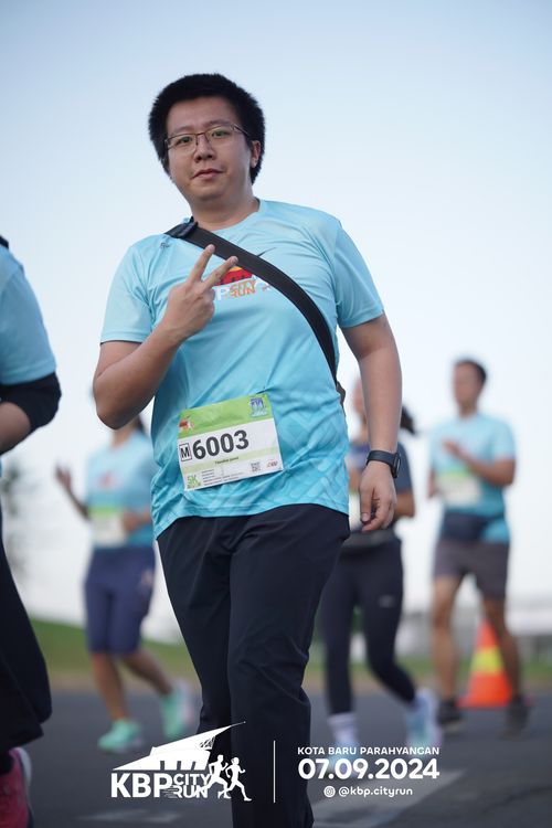 Race photo from KBP City Run 2024