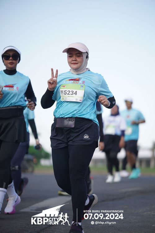 Race photo from KBP City Run 2024