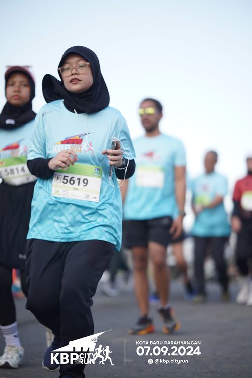 Race photo from KBP City Run 2024
