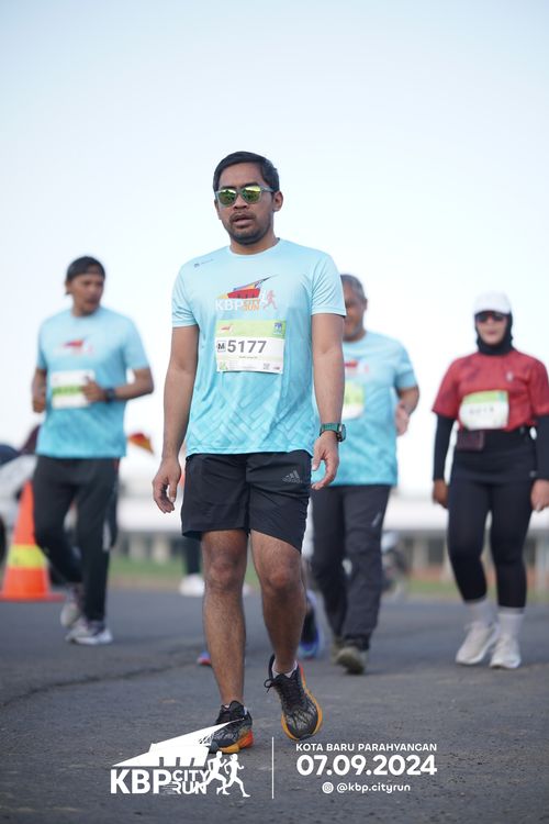 Race photo from KBP City Run 2024