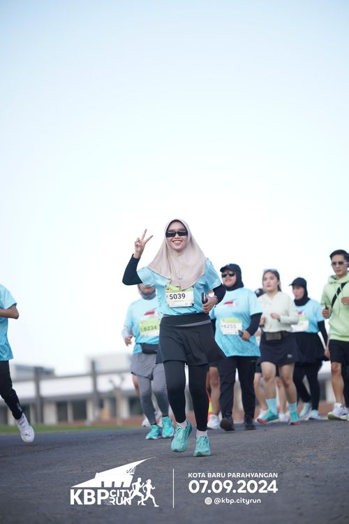 Race photo from KBP City Run 2024