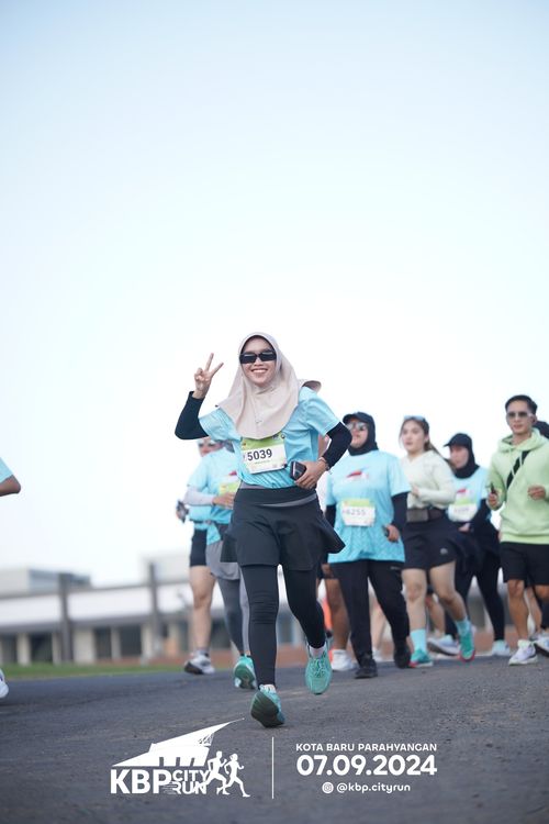 Race photo from KBP City Run 2024