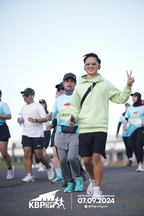 Race photo from KBP City Run 2024