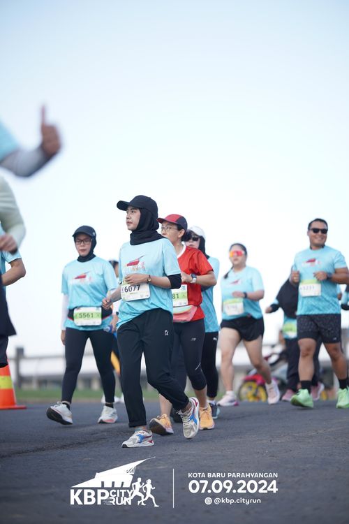 Race photo from KBP City Run 2024