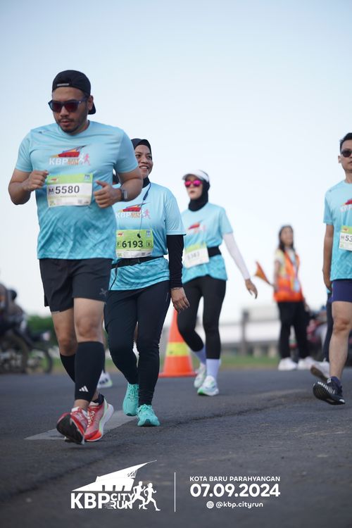 Race photo from KBP City Run 2024